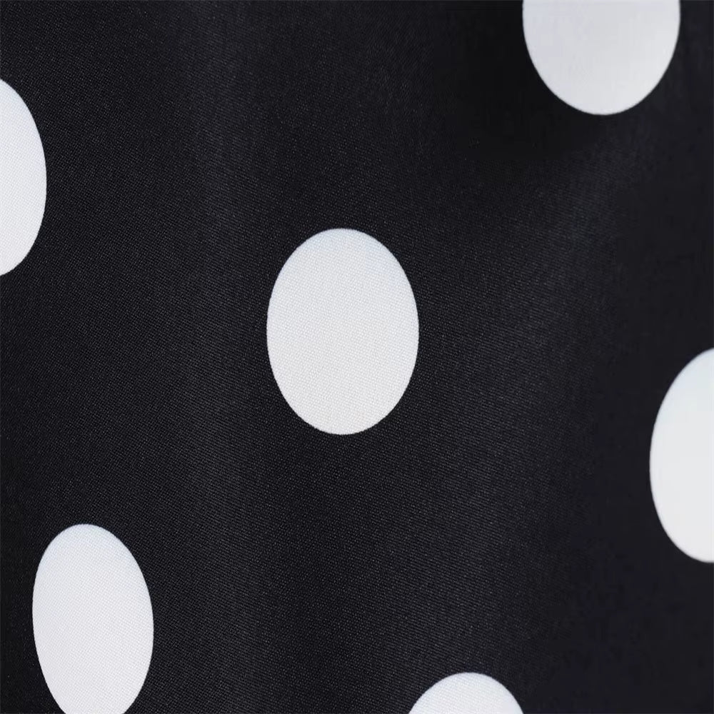 Summer New Casual Versatile Shorts for Slimming, Polka Dot Straight Leg Shorts